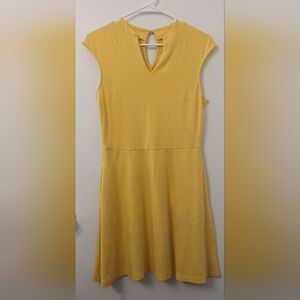 New York & Company Sunny Yellow Mini Dress | Size XS